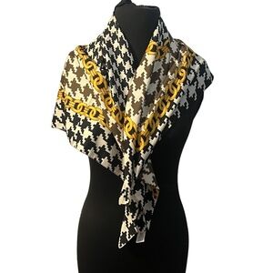 NWOT BAAR‎ & BEARDS 100% silk scarf, 35"